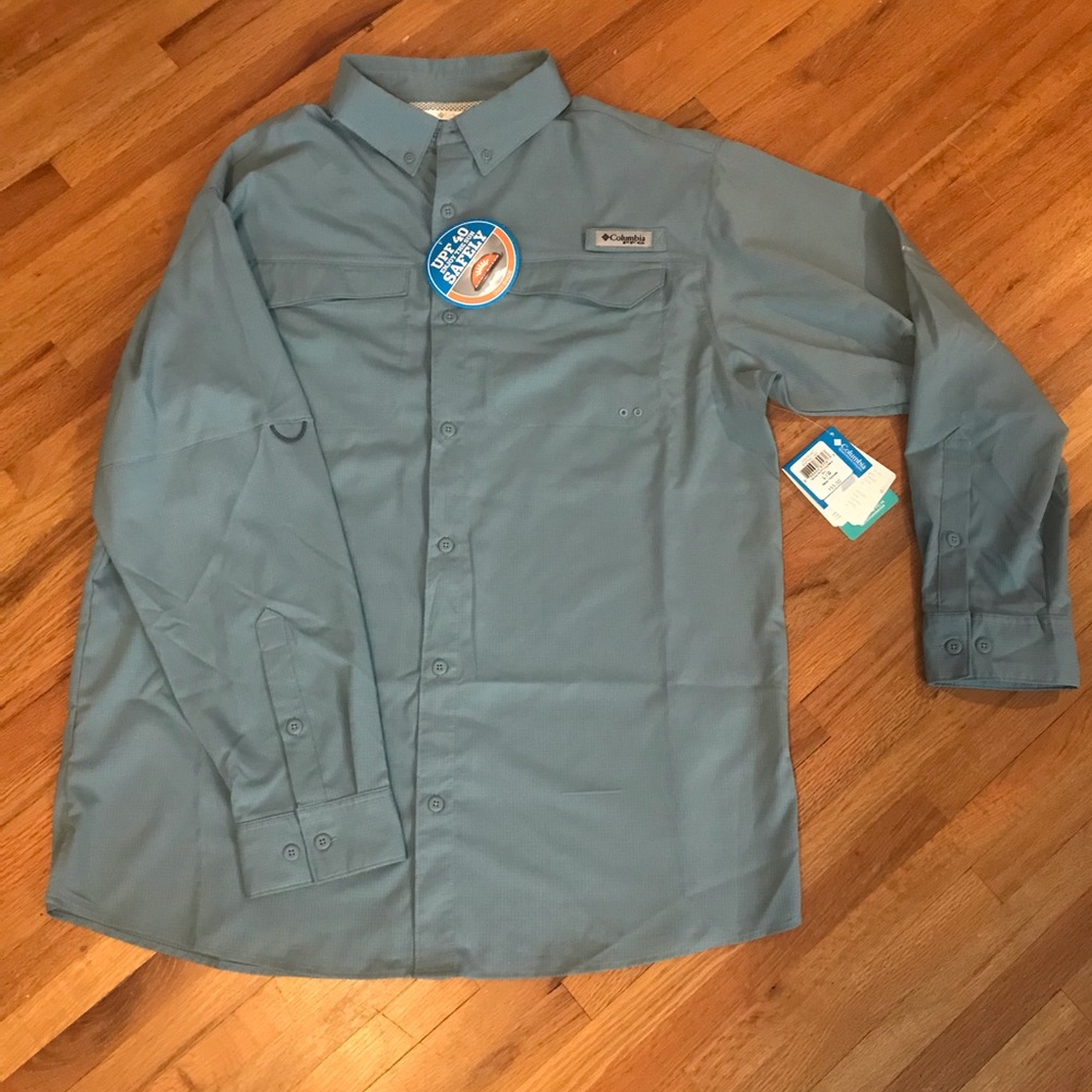 Men’s Columbia PFG shirt, vented, size Large